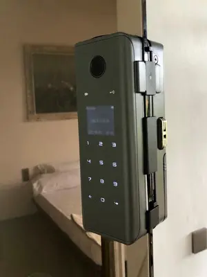 a cell phone is attached to a hospital bed at Villa Denira in Nusa Dua