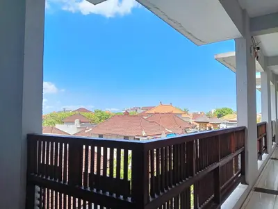 a view from the balcony of a house at Tama Seminyak Town House in Kerobokan