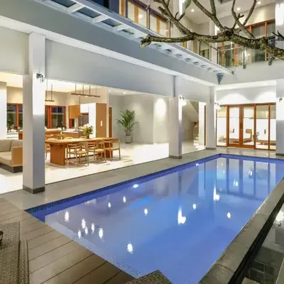 Modern spacious private pool villa in Central Canggu
