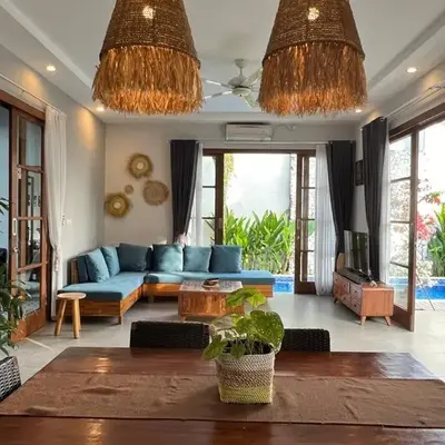 2 BR Pepper House Villa near GWK Jimbaran - garden view