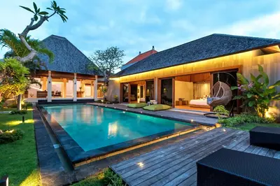 an image of a villa with a swimming pool at Navya Villas in Canggu