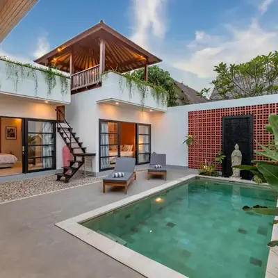 Villa Elea - Bright & Modern 2BR Villa in Seminyak with Private Pool and Sunset Rooftop