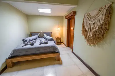 a bedroom with a bed in a room at Villa CHANDI 2 - Legian - Seminyak - 5 Bedroom 4 Bathroom Villa - Great Location ! in Seminyak