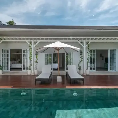 Blanc Mediterranean: 3BR in Central Canggu
