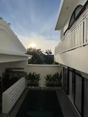 a view from the balcony of a house at Villa Carik by Globalstay - Kerobokan x Seminyak x Canggu in Kerobokan