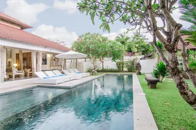 an image of a swimming pool in a villa at Luxurious&Spacious 4Br Villa in Seminyak in Seminyak