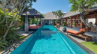 an image of a swimming pool in a villa at Des Indes Villas in Seminyak