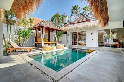 an image of a swimming pool in a villa at Villa Esha II in Seminyak