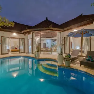Peaceful 2bd Seminyak villa with Private Pool and Garden