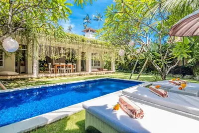 an image of a swimming pool in a villa at Villa Lodek Deluxe in Seminyak
