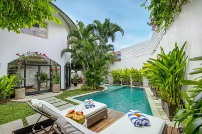 an image of a pool in a house at Villa Roma in Seminyak