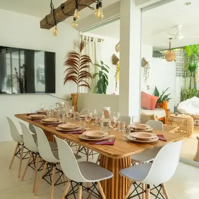 5BR Private Pool Villa - 1 min Beach - Daily Staff