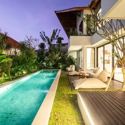 Luxurious 5 bd villa in Seminyak - art deco style