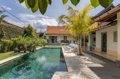 an image of a swimming pool in a villa at Villa Aisis Seminyak in Seminyak