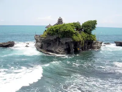 an island in the middle of the ocean at 3BR Villa3 Oberoi Seminyak,18Min walk to the beach in Seminyak