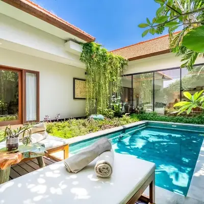 Tropical 2BR Villa with Private Pool in Canggu
