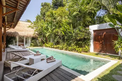 an image of a pool at a villa at Renovated Villa Zayya, Central Oberoi Seminyak in Seminyak