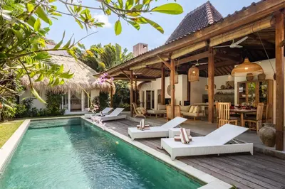 an image of a villa with a swimming pool at Renovated Villa Zayya, Central Oberoi Seminyak in Seminyak