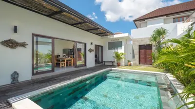 an image of a villa with a swimming pool at Villa Lange 3 by Villa Finder in Seminyak