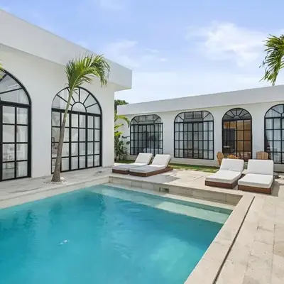 All-White Villa with Pool