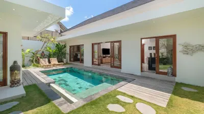 an image of a swimming pool in a villa at The Lange Estate in Seminyak