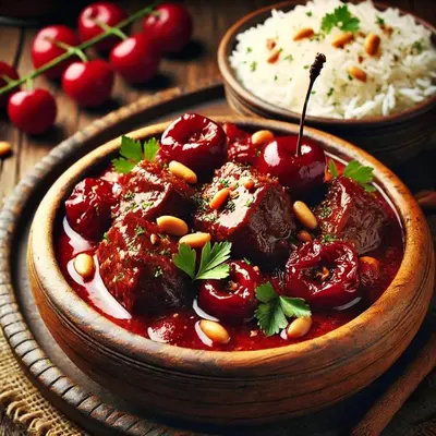 a bowl of food with meat and beans and rice at Mahome - Near Finn's and Atlas Beach Club in Canggu