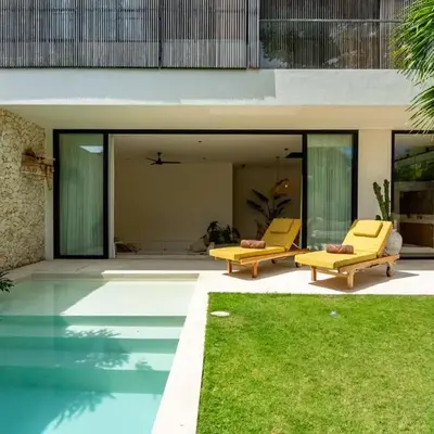2 bedroom villa with large garden and near Canggu