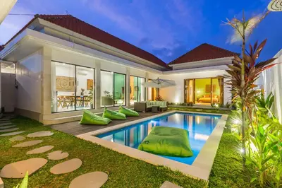 an image of a villa with a swimming pool at VILLA BIBA cosy and stylish in Canggu
