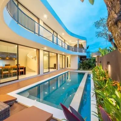 Modern 3BR Villa Private Pool Serangan Beach