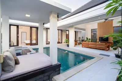 an image of a villa with a swimming pool at Vansari Serenity Villa in Seminyak