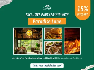 a collage of photos of a barbecue lane with a vehicle booking info show your at Serayu Mertanadi by Bukit Vista in Seminyak