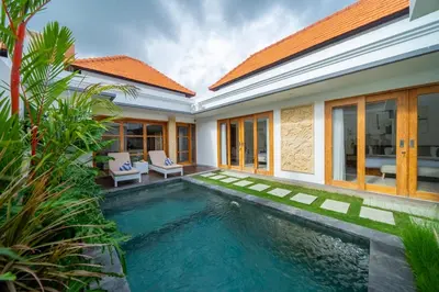 an image of a swimming pool in a villa at Villa Sunshyne in Seminyak