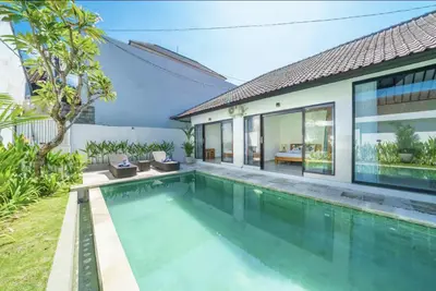 an image of a swimming pool in a villa at Villa Kusuma 2 Seminyak in Seminyak