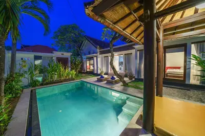 an image of a swimming pool in a villa at Villa Sun Seminyak in Seminyak
