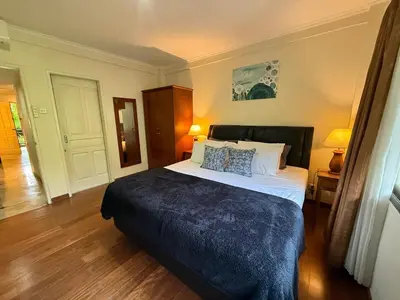 a bedroom with a large bed in a room at Apartment at Jayakarta Residence 6214 in Seminyak