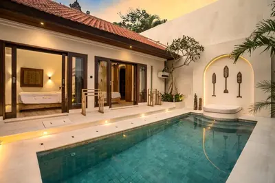 an image of a swimming pool in a villa at Priviere Seminyak - 2BR Villa with Pool Near Beach in Seminyak