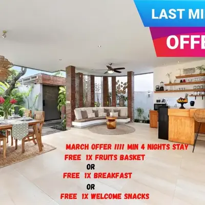6BR Seminyak Oasis with 2 Private Pools
