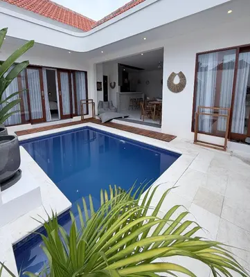 an image of a swimming pool in a villa at Villa Amore in Canggu