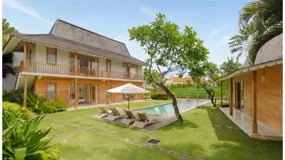 an image of a villa with a swimming pool at Villa Alea by Villa Finder in Kerobokan