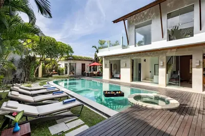 an image of a villa with a swimming pool at Villa Belle Seminyak by Exotic Bali Properties in Seminyak