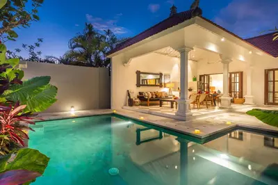 an image of a villa with a swimming pool at Villa CJ Seminyak in Seminyak