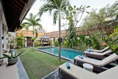 an image of a swimming pool in a villa at Villa Star in Seminyak