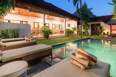 an image of a villa with a swimming pool at Villa Star in Seminyak