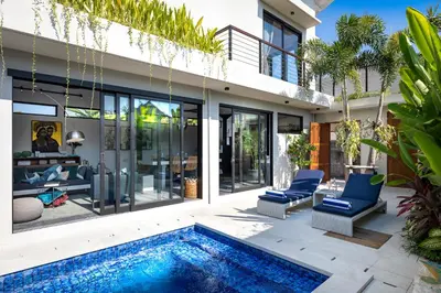 an image of a house with a swimming pool at Summer House Villa in Canggu