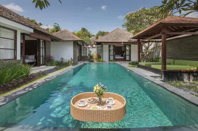 an image of a swimming pool in a villa at Villa Litera Seminyak Bali in Seminyak