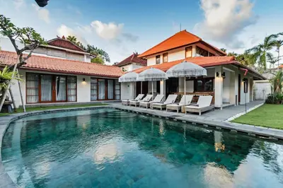 an image of a swimming pool in a villa at Villa Senan in Seminyak