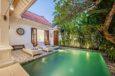 an image of a pool in a villa at Villa Jolaine in Seminyak
