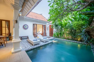 an image of a pool in a villa at Villa Jolaine in Seminyak
