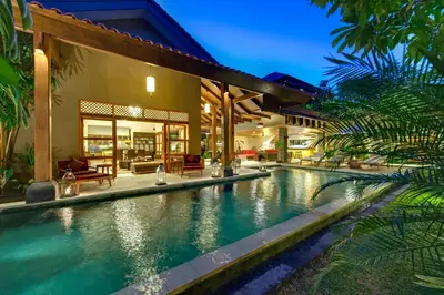 an image of a swimming pool in a villa at Villa Kinaree Estate in Seminyak