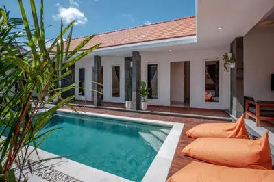 an image of a swimming pool in a villa at Amazing Villa in Oberoi Top Location in Seminyak
